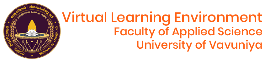 FACULTY OF APPLIED SCIENCE VIRTUAL LEARNING ENVIRONMENT